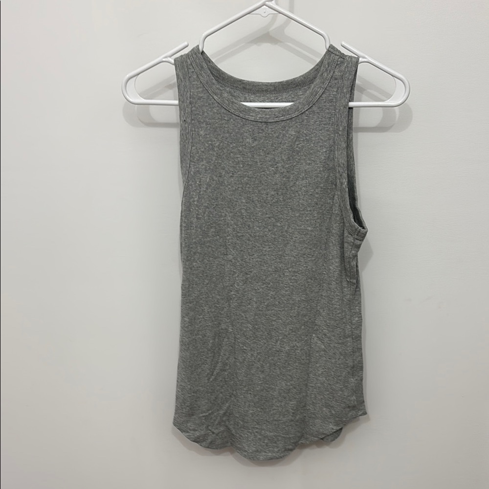 A New Day Gray Muscle Tee with Relaxed Fit and Textured Fabric